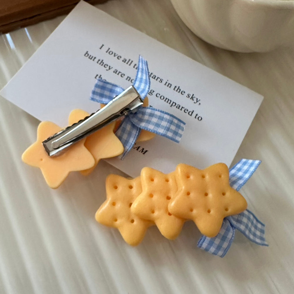 biscuit cookie hairpins boogzel clothing