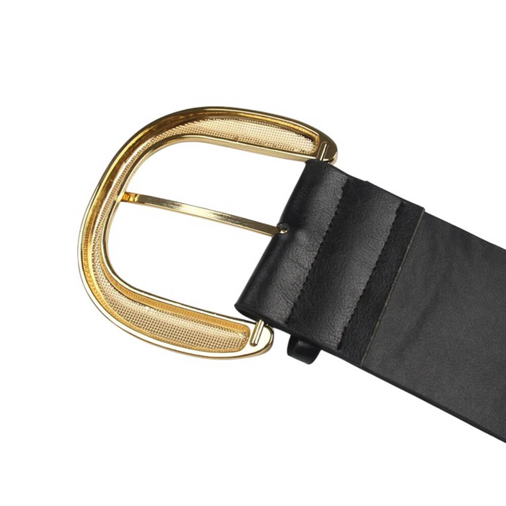 black statement belt boogzel clothing
