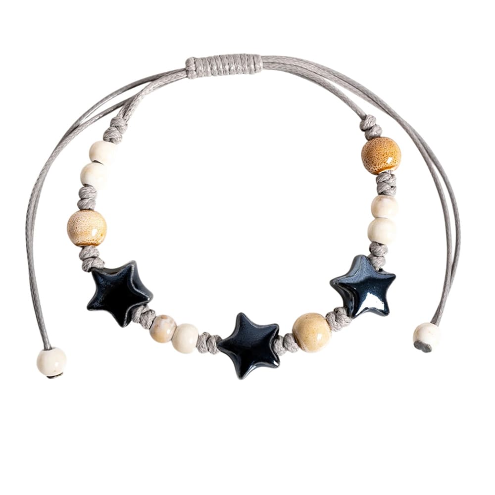 black star beaded bracelet boogzel clothing