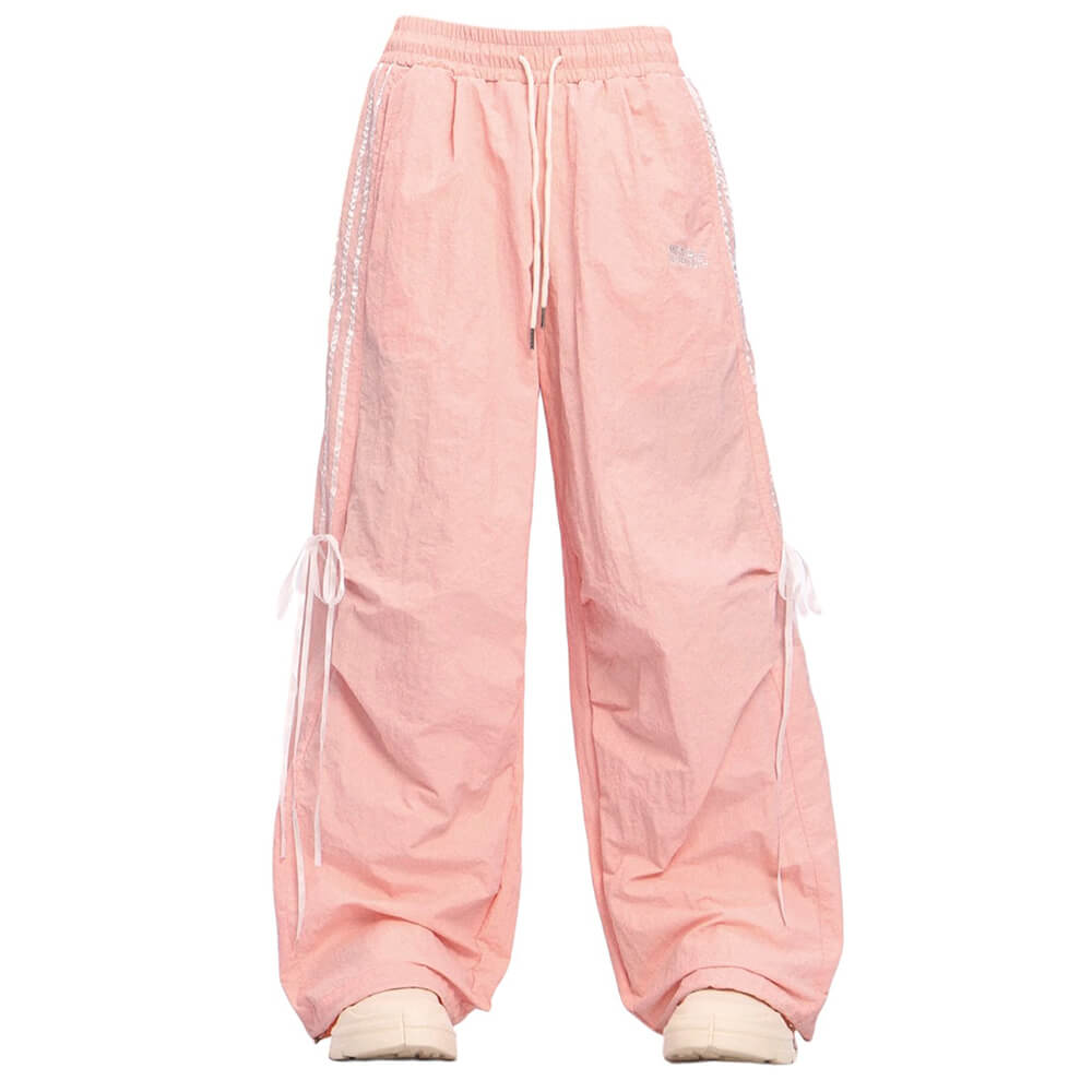 blokette side stripe wide leg trousers boogzel clothing