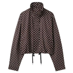 blokette style polka dot jacket boogzel clothing
