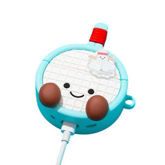 blue badminton racket airpods case boogzel clothing