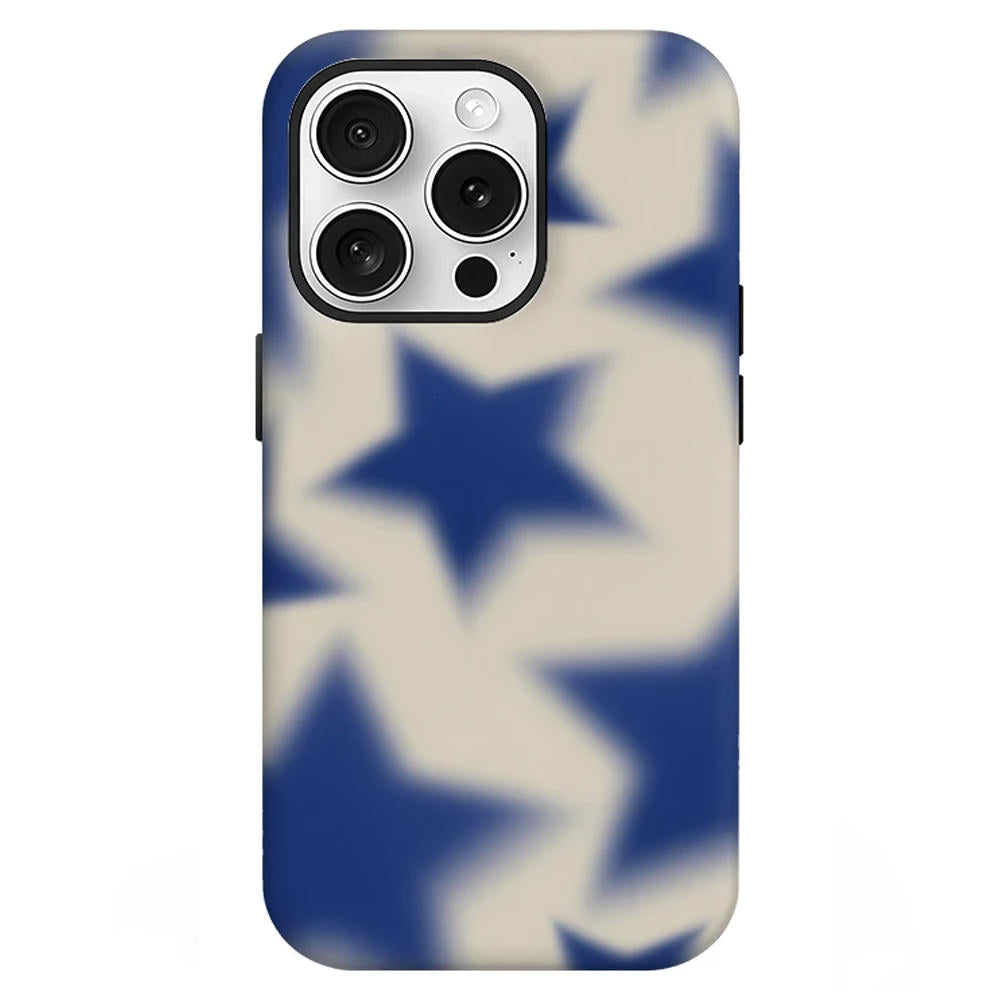blue star print y2k iphone case boogzel clothing