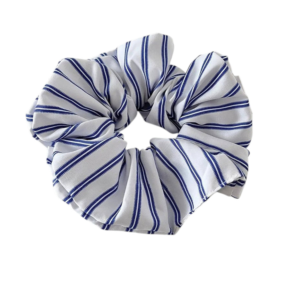blue stripe scrunchie boogzel clothing
