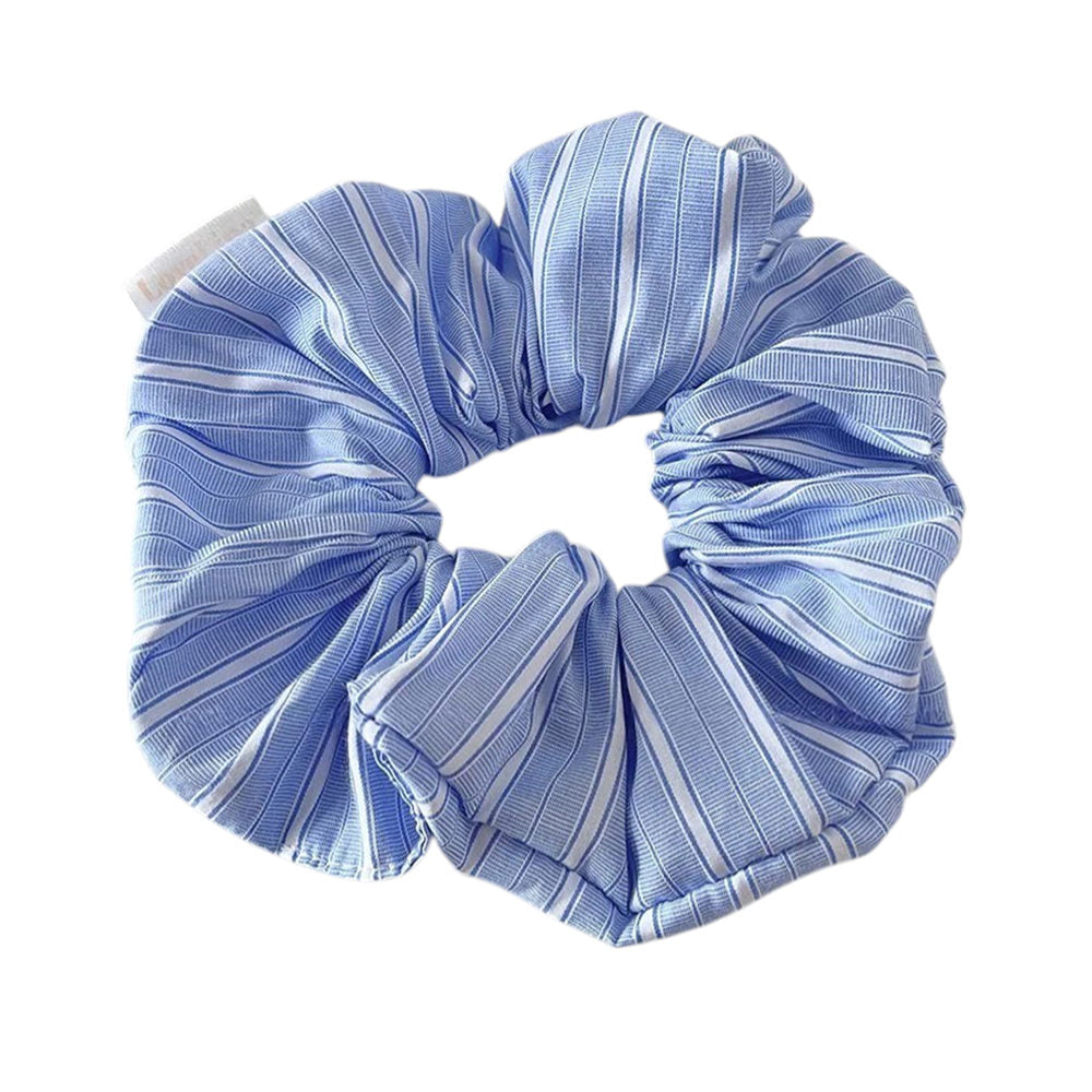blue stripe scrunchie boogzel clothing