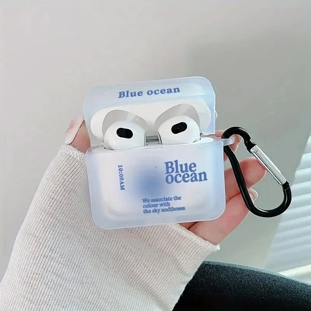 blue ocean airpods case boogzel clothing
