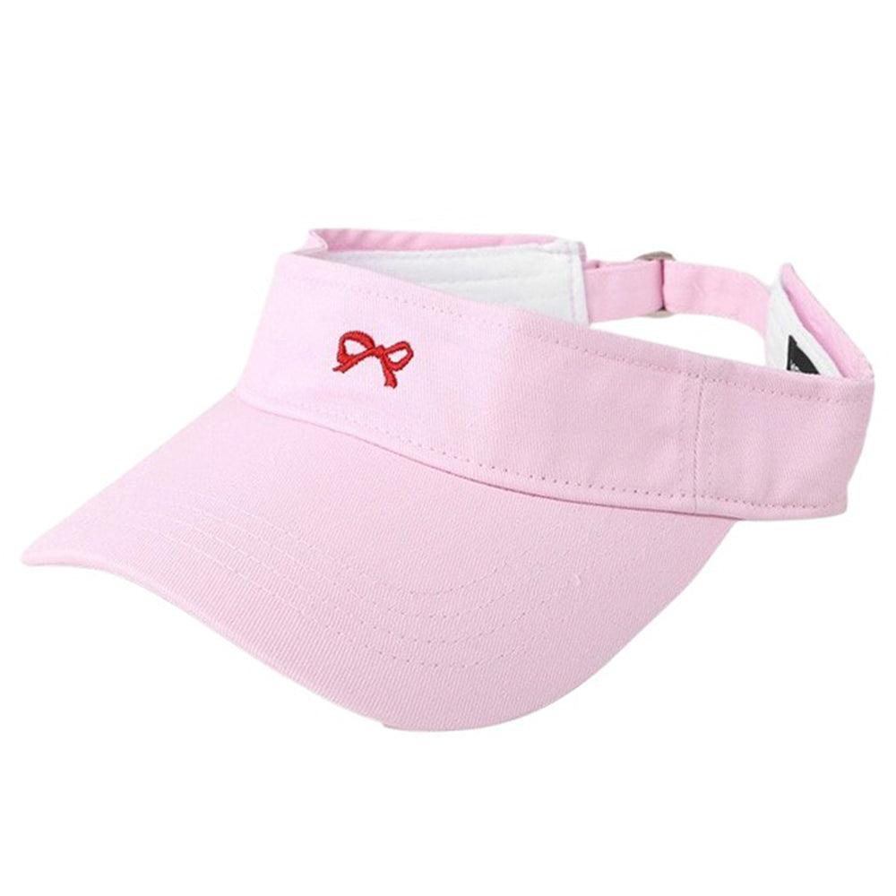 bow embroidery tennis visor boogzel clothing