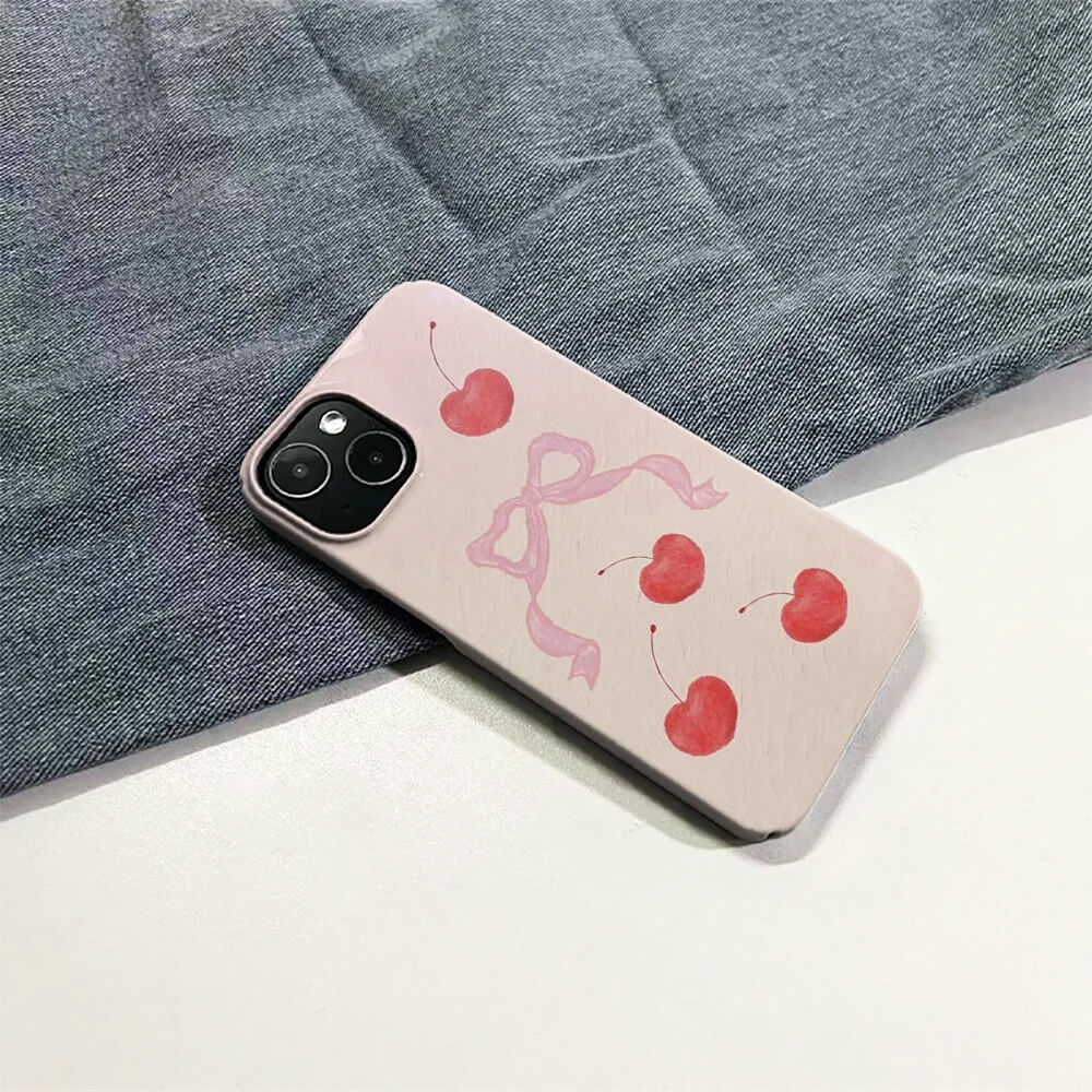 bow and cherry iphone case boogzel clothing