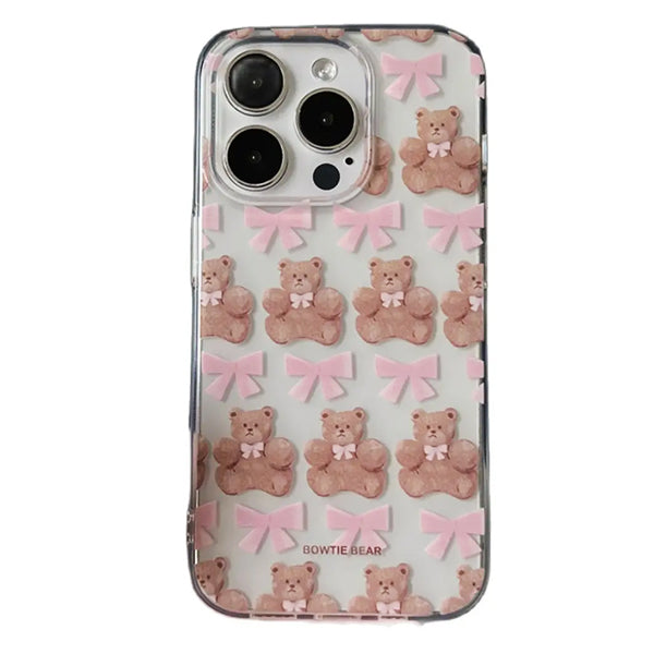 bow bear iphone case boogzel clothing