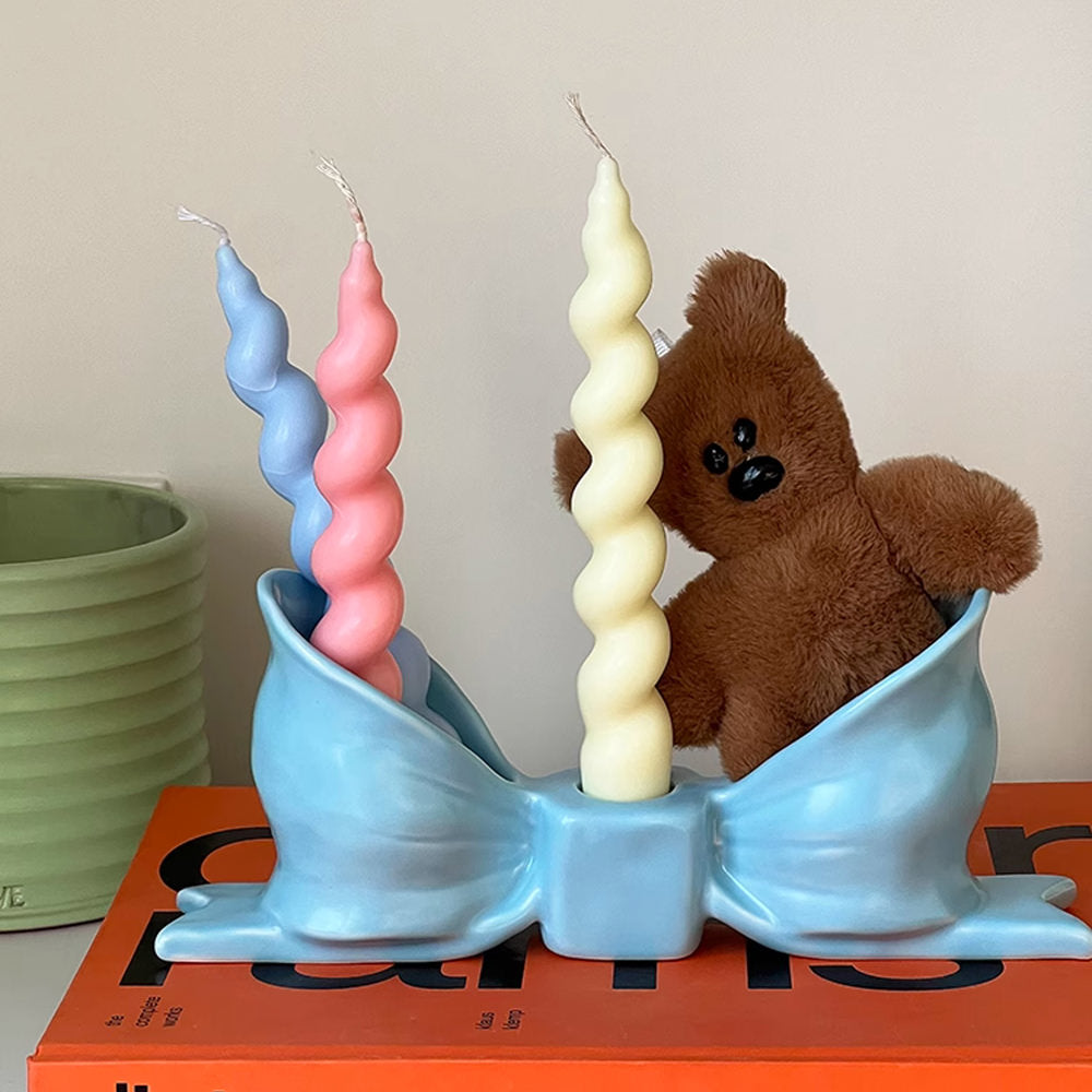 bow candle holder boogzel clothing