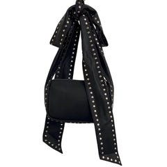 bowknot studded shoulder bag boogzel clothing