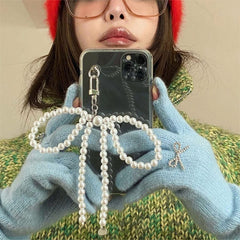 bowknot pearl iphone case boogzel clothing