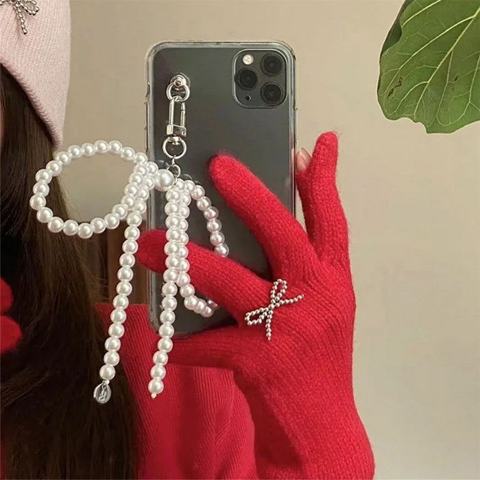 bowknot pearl iphone case boogzel clothing