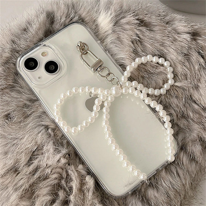 bowknot pearl iphone case boogzel clothing