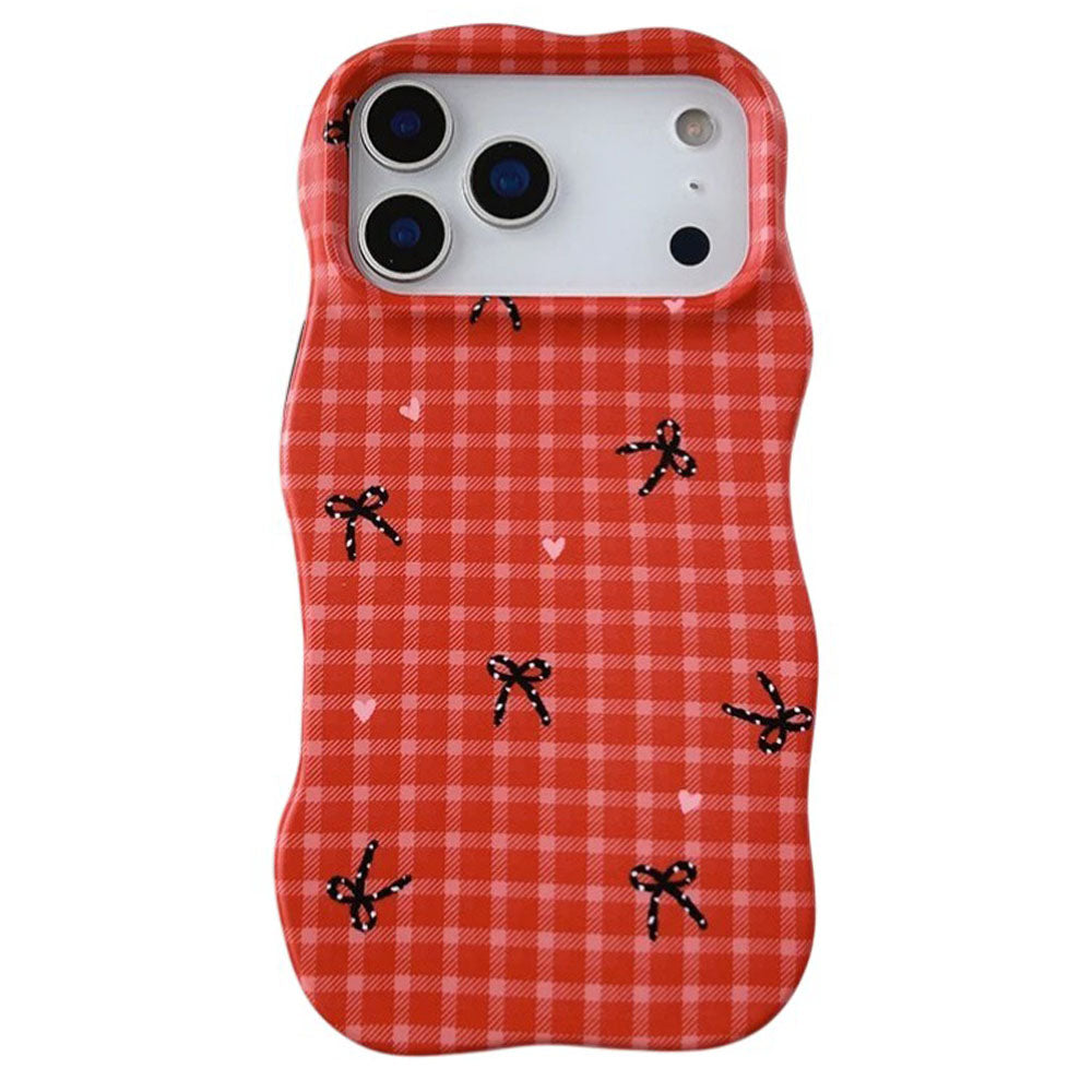 bows gingham iphone case boogzel clothing