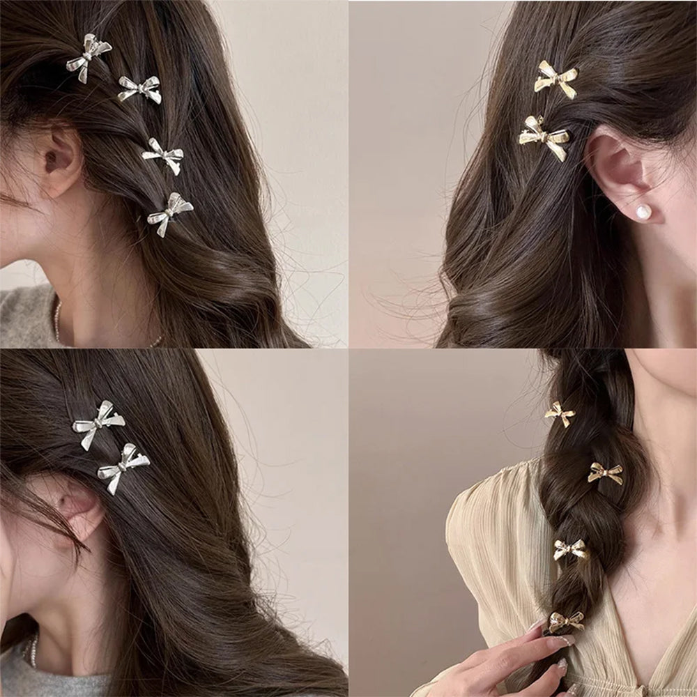 bows hair clip set 4pcs boogzel clothing