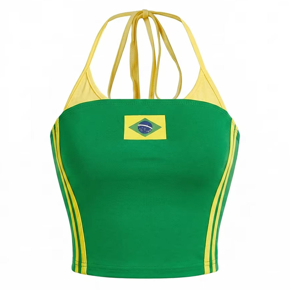 brazil layered halter top boogzel clothing