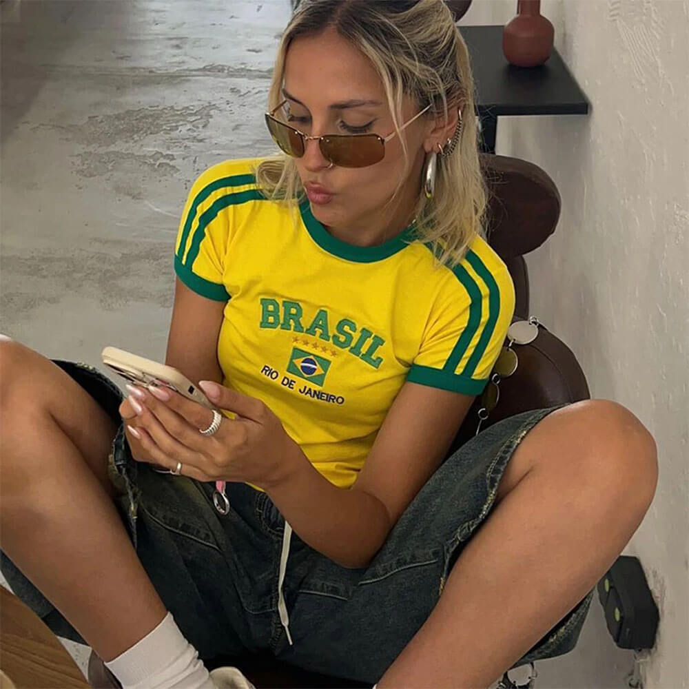 brazil rio de janeiro baby tee boogzel clothing