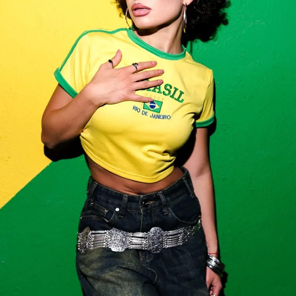 brazil rio de janeiro baby tee boogzel clothing