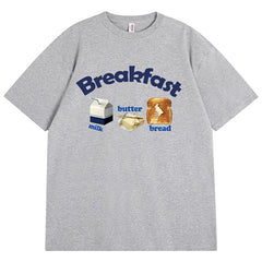 breakfast aesthetic graphic t-shirt boogzel clothing