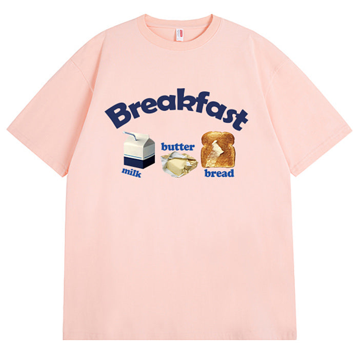 breakfast aesthetic graphic t-shirt boogzel clothing