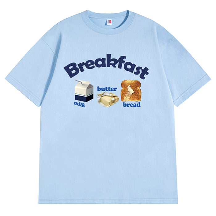 breakfast aesthetic graphic t-shirt boogzel clothing
