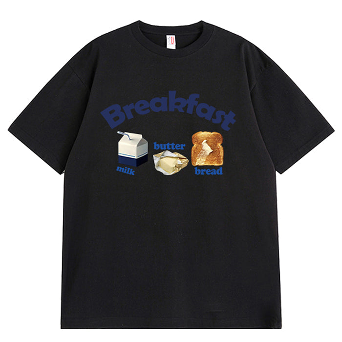 breakfast aesthetic graphic t-shirt boogzel clothing
