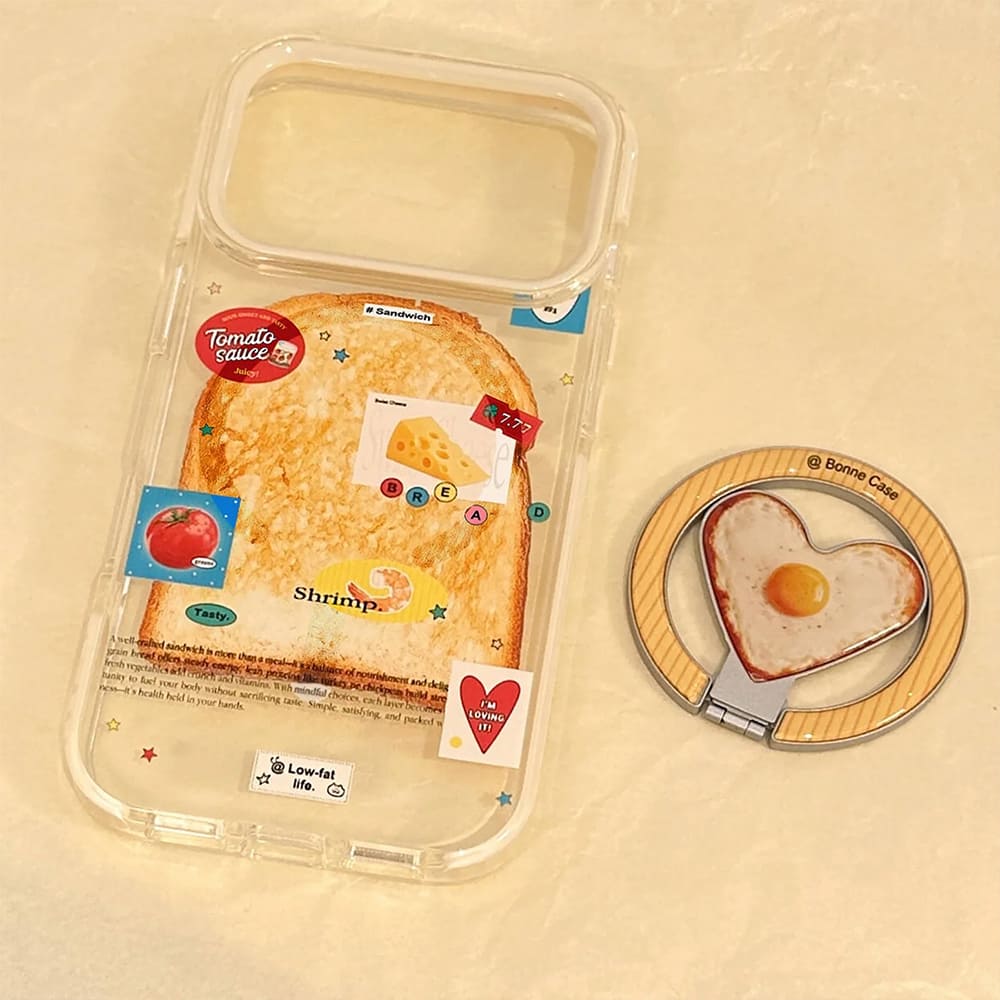 breakfast toast iphone case boogzel clothing