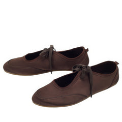 brown flat ballet shoes boogzel clothing