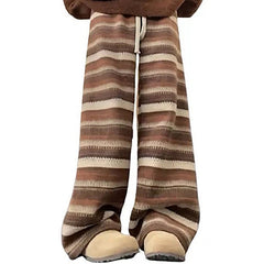 brown striped pants boogzel clothing
