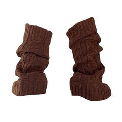 brown leg warmers boogzel clothing