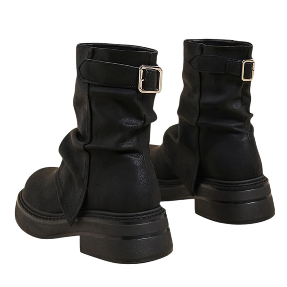black platform calf boots boogzel clothing