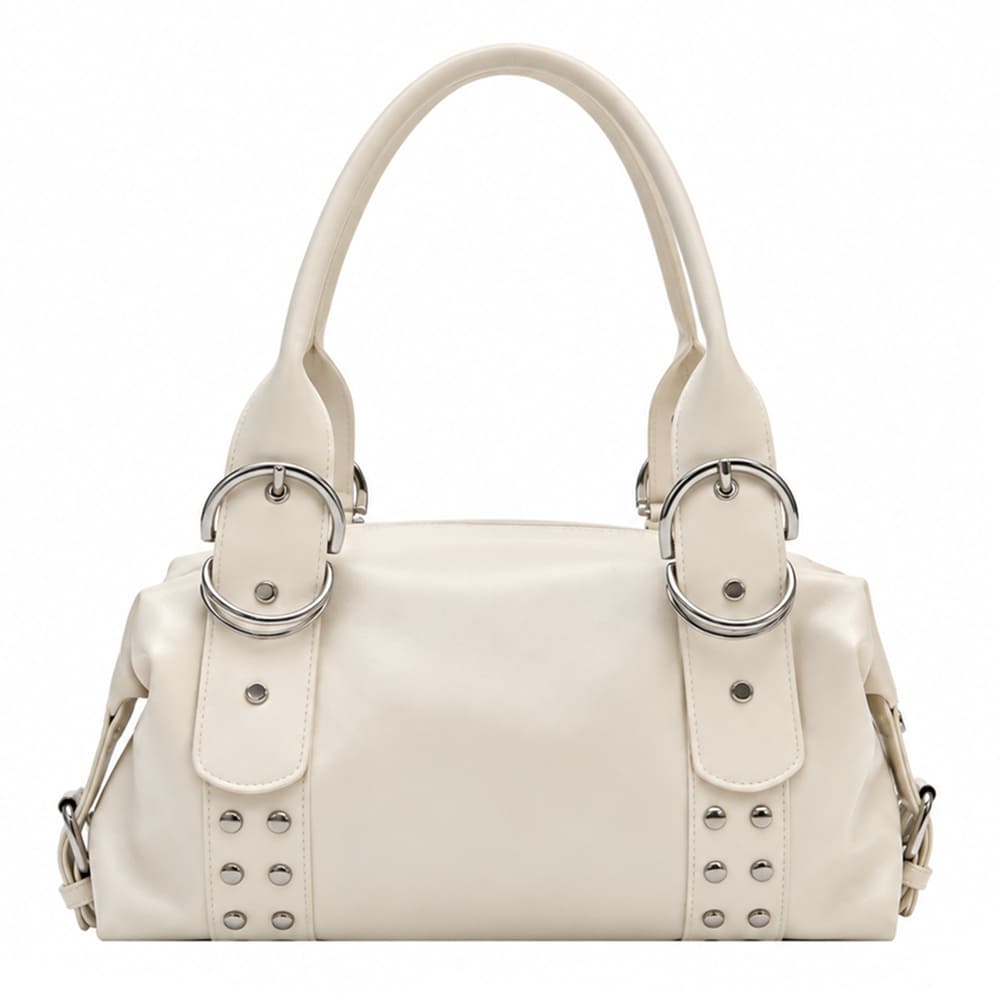 buckle studded y2k shoulder bag boogzel clothing