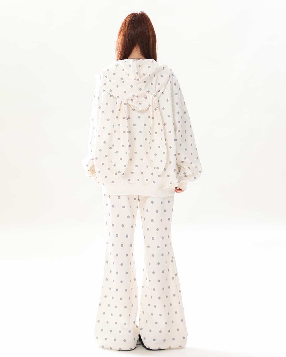 bunny polka dot hoodie pants co ord boogzel clothing