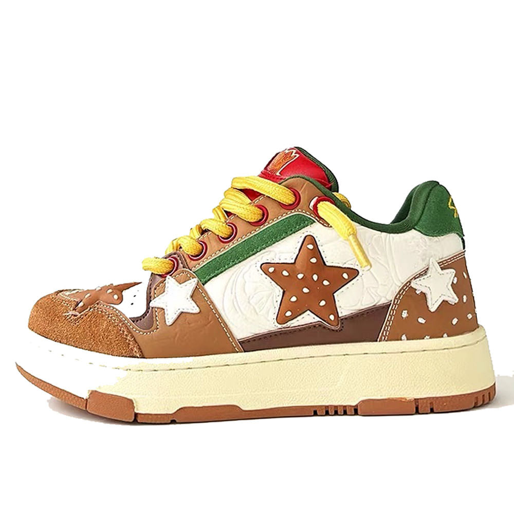 burger and star sneakers boogzel clothing