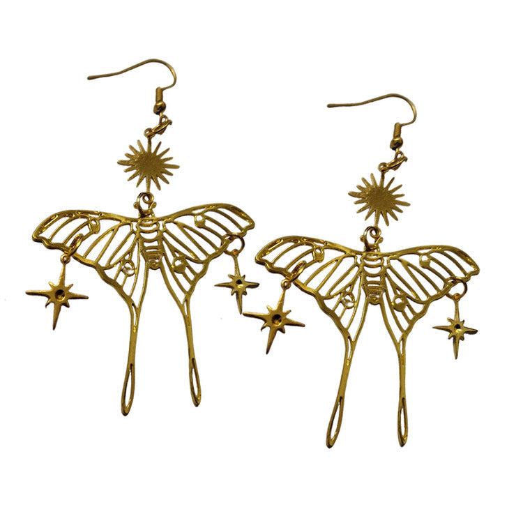 Sun & Butterfly Earrings boogzel clothing