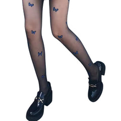 butterfly aesthetic tights boogzel clothing