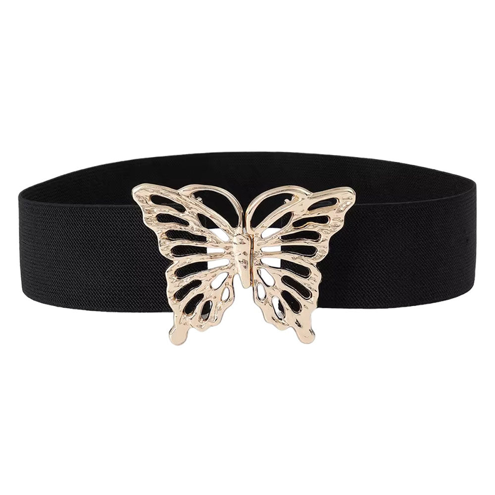 butterfly buckle elastic belt boogzel clothing