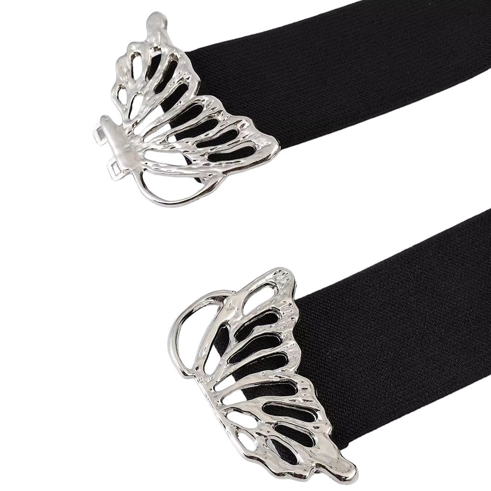 butterfly buckle elastic belt boogzel clothing