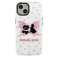 butterfly kitten iphone case boogzel clothing