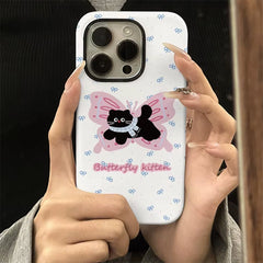 butterfly kitten iphone case boogzel clothing