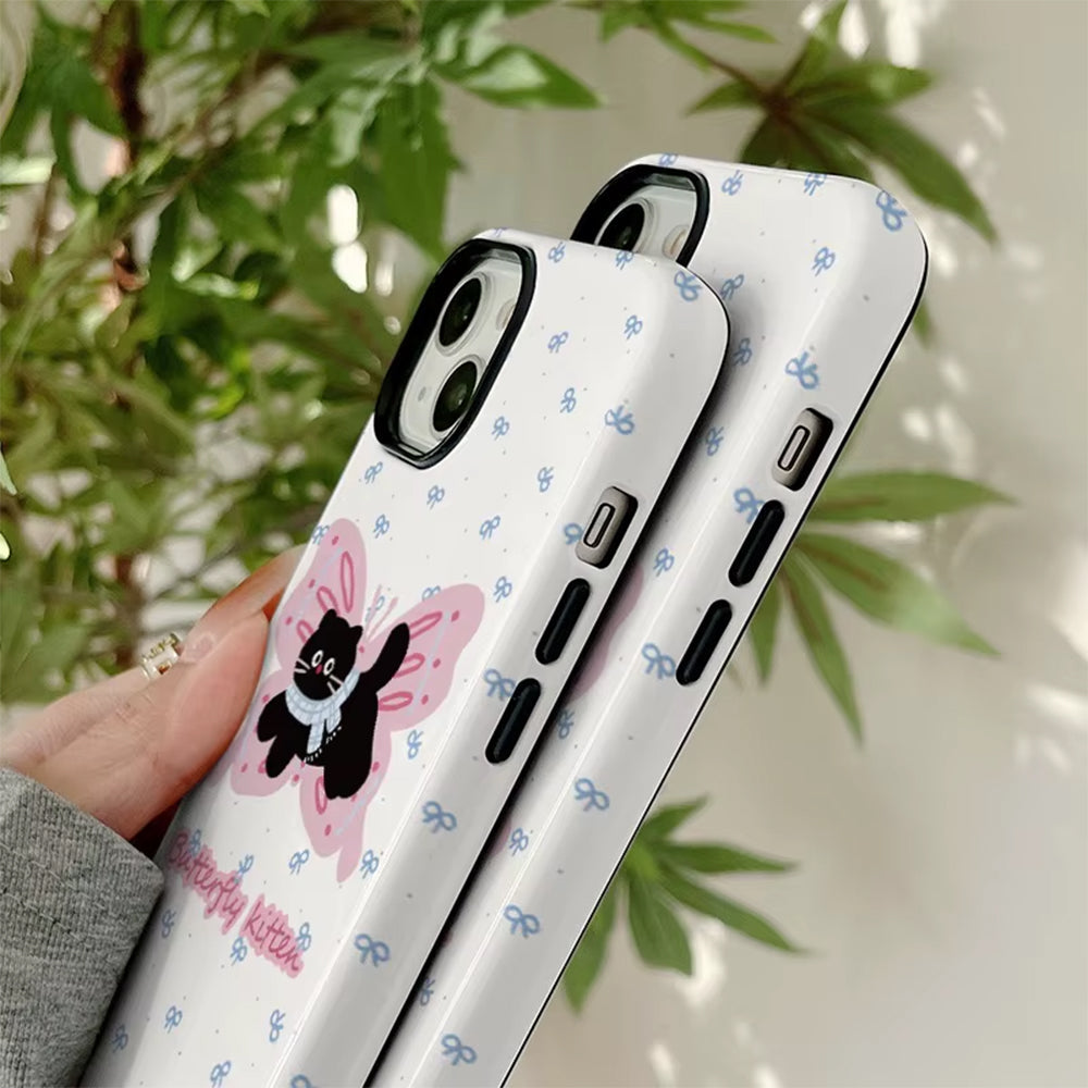 butterfly kitten iphone case boogzel clothing