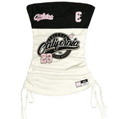california print tube top boogzel clothing