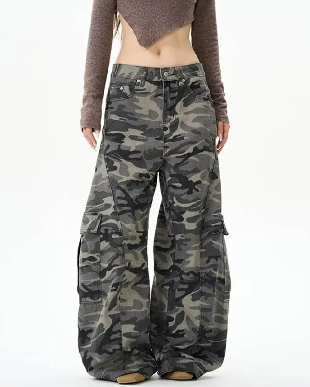 camouflage baggy cargo pants boogzel clothing