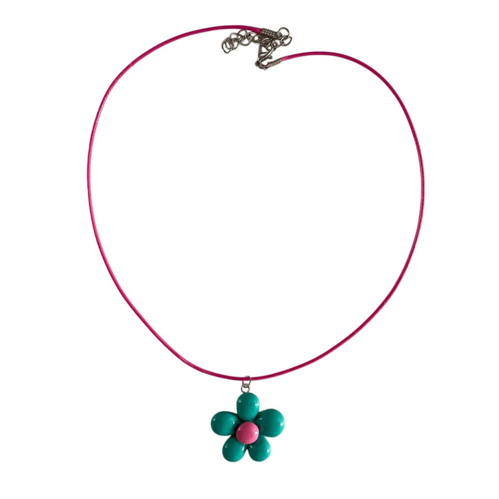 candy flower pendant necklace boogzel clothing