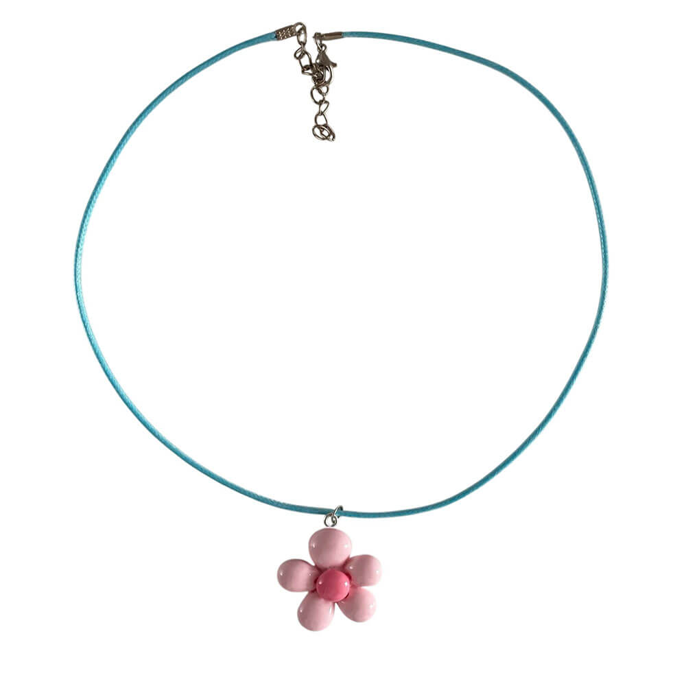 candy flower pendant necklace boogzel clothing