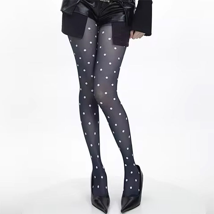 candy girl polka dot tights boogzel clothing