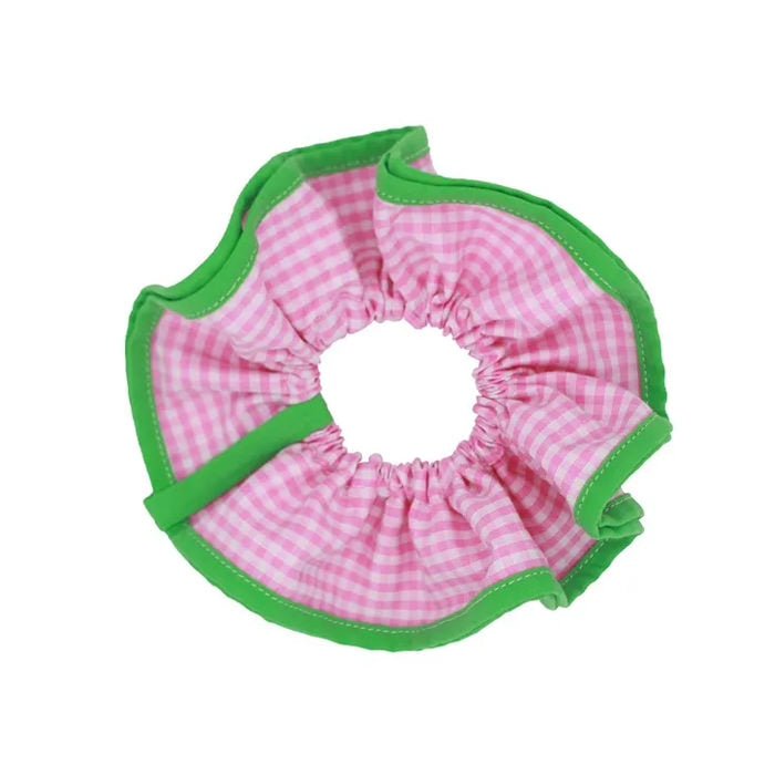 candy plaid scrunchie boogzel clothing