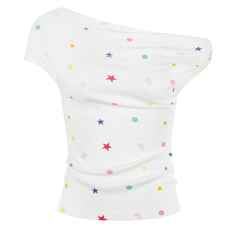 candy star off shoulder top boogzel clothing