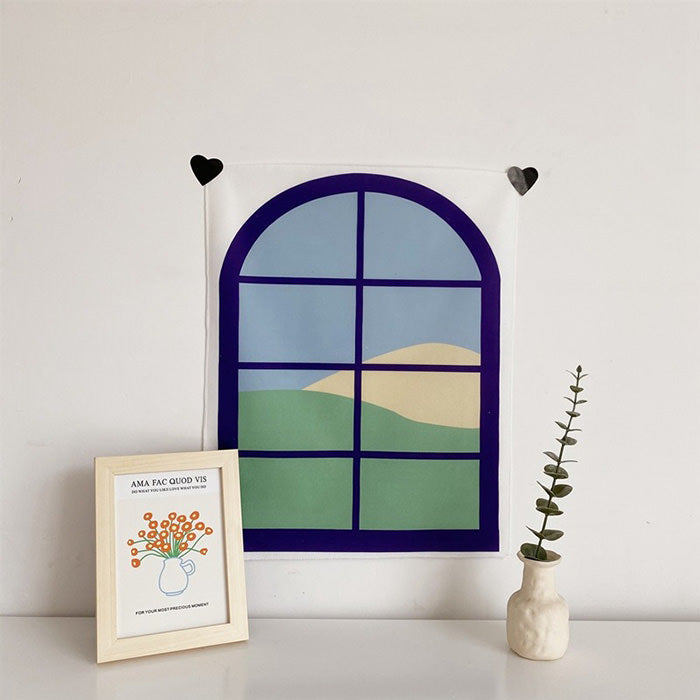 aesthetic window tapestry boogzel apparel